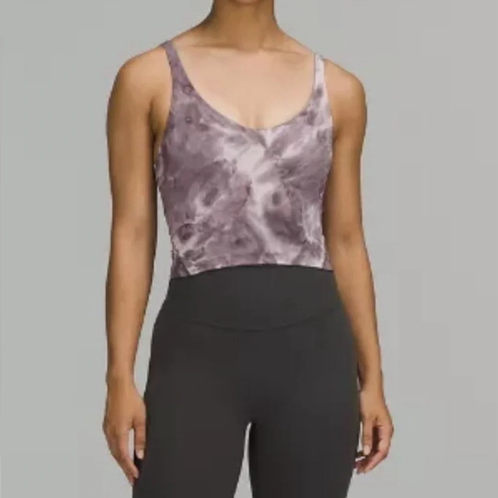 Lululemon Align Tank Top, Diamond Dye Pitch Grey/Graphite Grey (4)